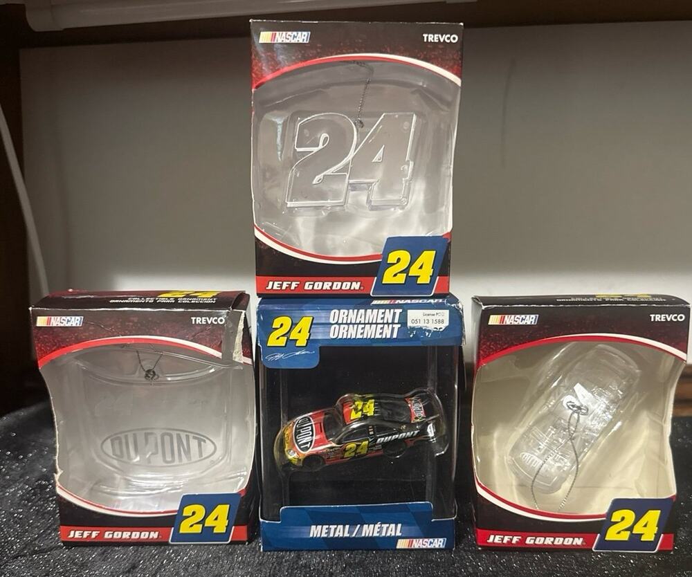 Jeff Gordon NASCAR TREVCO 24 Ornament LJeff Gordon NASCAR TREVCO 24 Ornament Lot